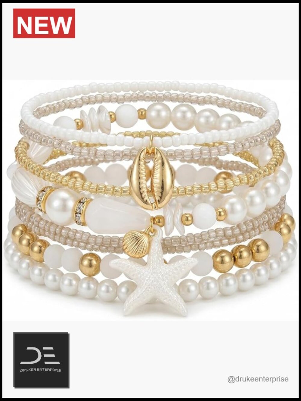 Boho Shell Anklet Set Stackable Stretch Bracelets Summer Beachy Jewelry Party